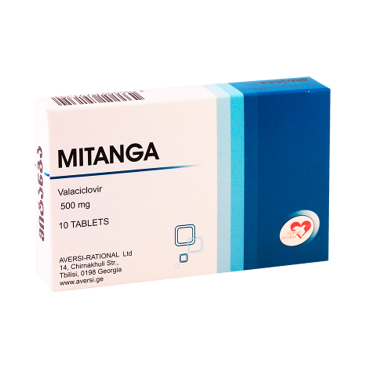 მიტანგა 500მგ 10 ტაბლეტი