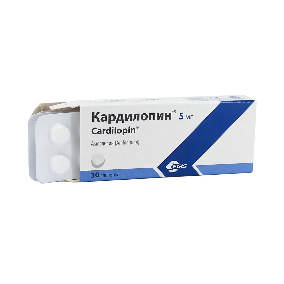 Cardilopin - კარდილოპინი 5მგ 30 ტაბლეტი 2