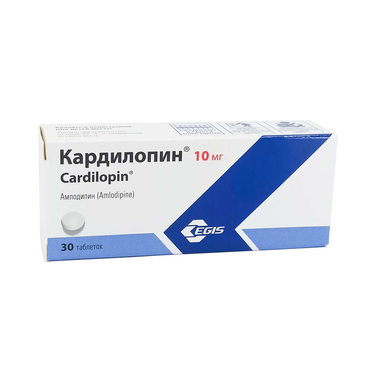 Cardilopin - კარდილოპინი 10მგ 30 ტაბლეტი