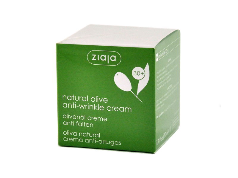 ზიაია-სახის კრემი ზეთისხილი ნაოჭების საწინააღმდეგო 30+