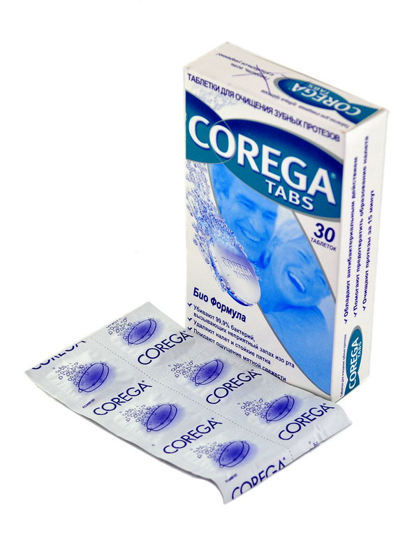 Corega - კორეგა სადეზინფექციო ტაბლეტი 30 ცალი