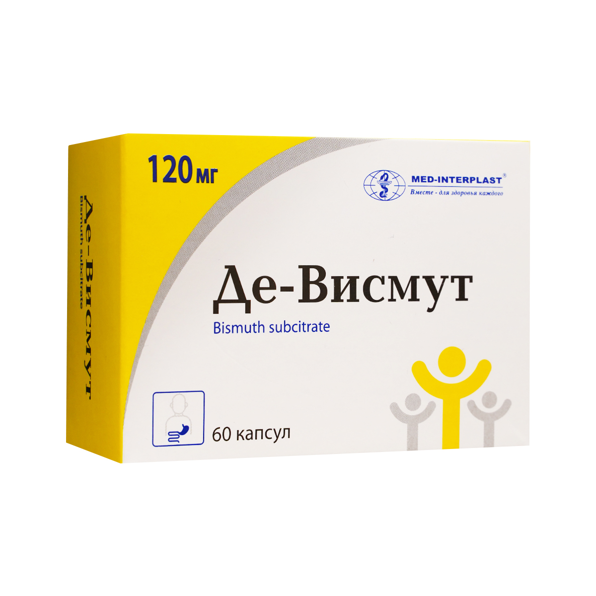 დე-ვისმუტი - De-Vismut 120მგ 60 კაფსულა