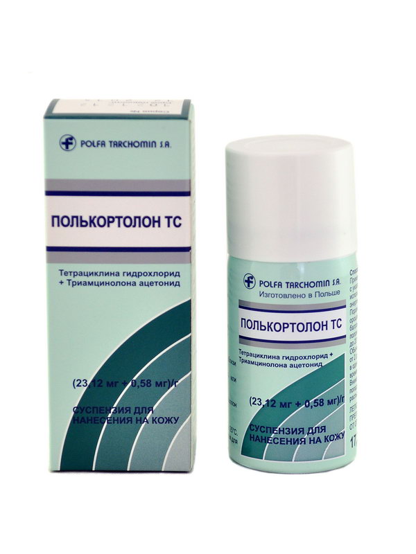 პოლკორტოლონი TC 17.3 გ. აეროზოლი-სუსპენზია.