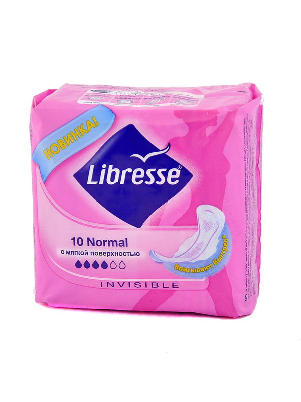 ლიბრეს ულტრა-  invisible - ნორმალი - 10 ც