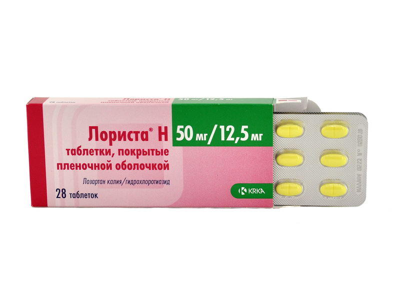 Lorista H - ლორისტა H 50მგ/12.5მგ. 28 ტაბლეტი