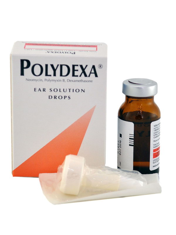 Polydexa - პოლიდექსა ყურის წვეთები ფლაკონი 15მლ