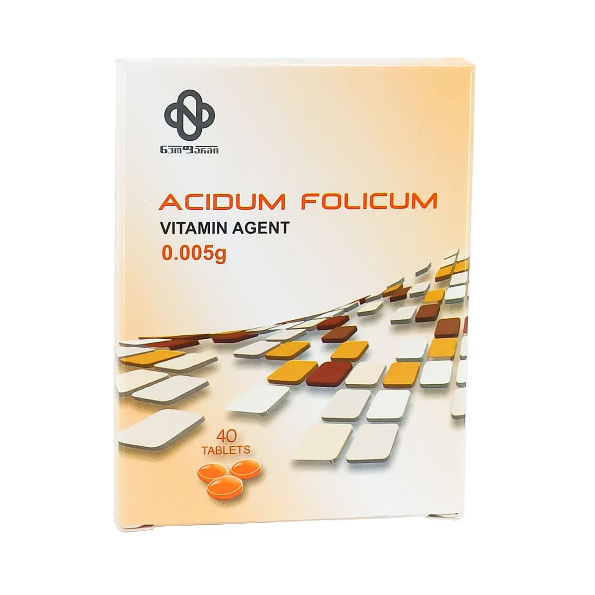 ფოლიუმის მჟავა 5მგ 40 ტაბლეტი