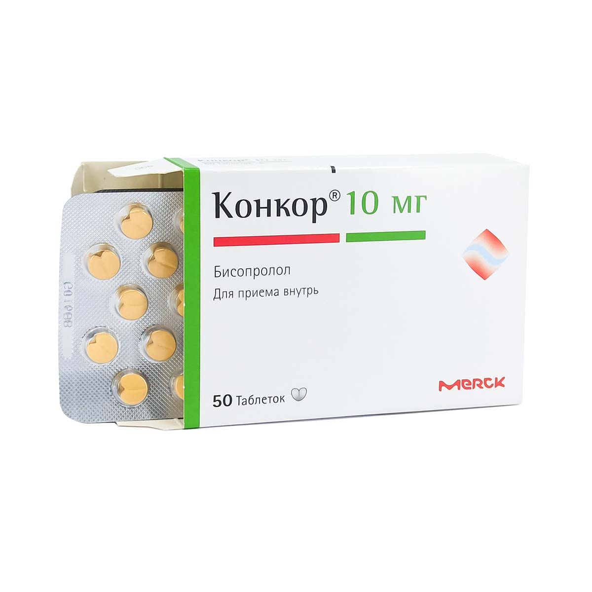 Concor - კონკორი 10მგ 50 ტაბლეტი 2