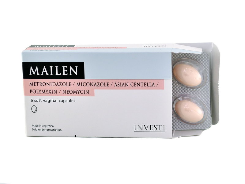 Mailen - მაილენი 6 ვაგინალური კაფსულა