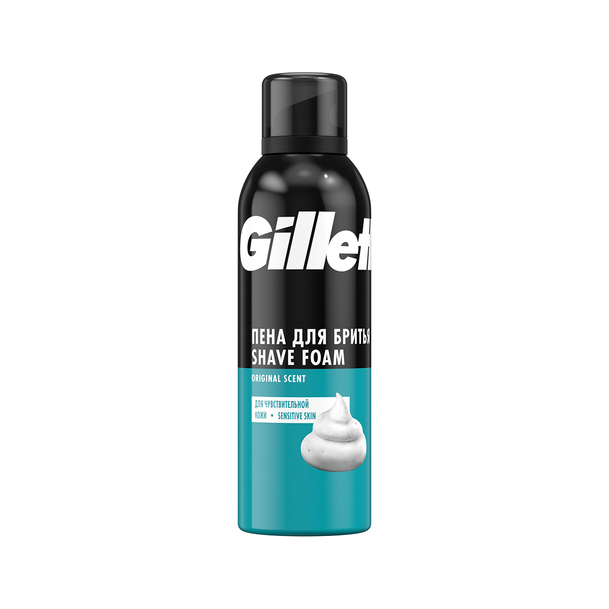 Gillette - ჯილეტი  გაპარსვის ქაფი მგრძნობიარე კანის 200 მლ. 0226
