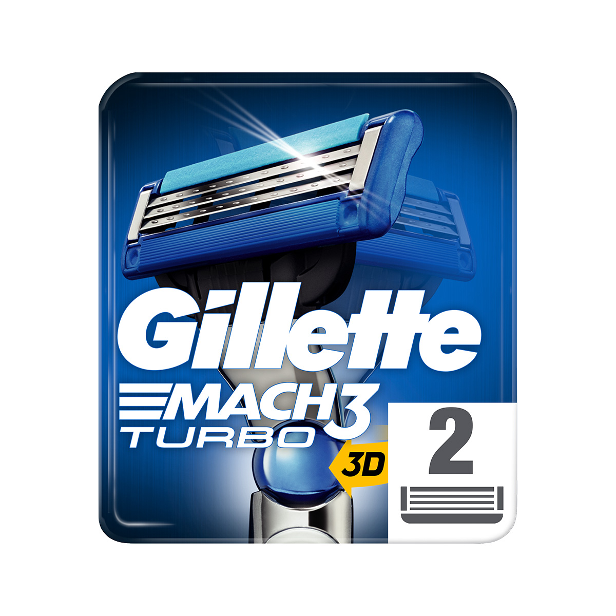 Gillette - ჯილეტი საპარსი პირი მაჩ-3 ტურბო 2 ცალი 5143 2