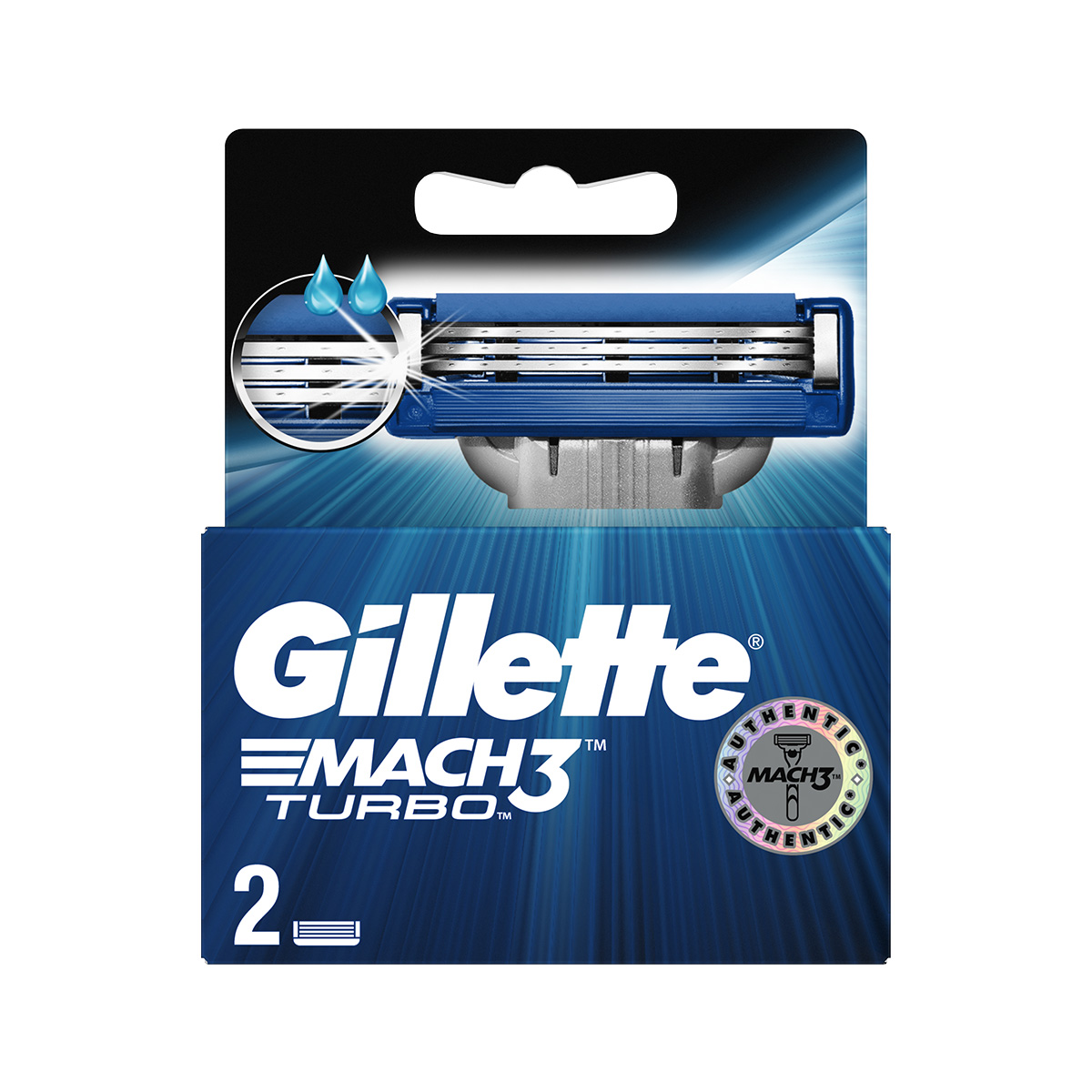 Gillette - ჯილეტი საპარსი პირი მაჩ-3 ტურბო 2 ცალი 5143 3