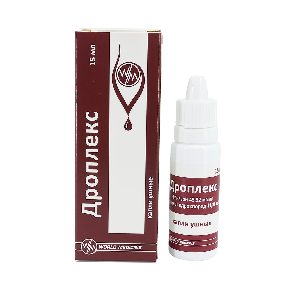 Dropleks - დროპლექსი 15მლ. ყურის წვეთები 2