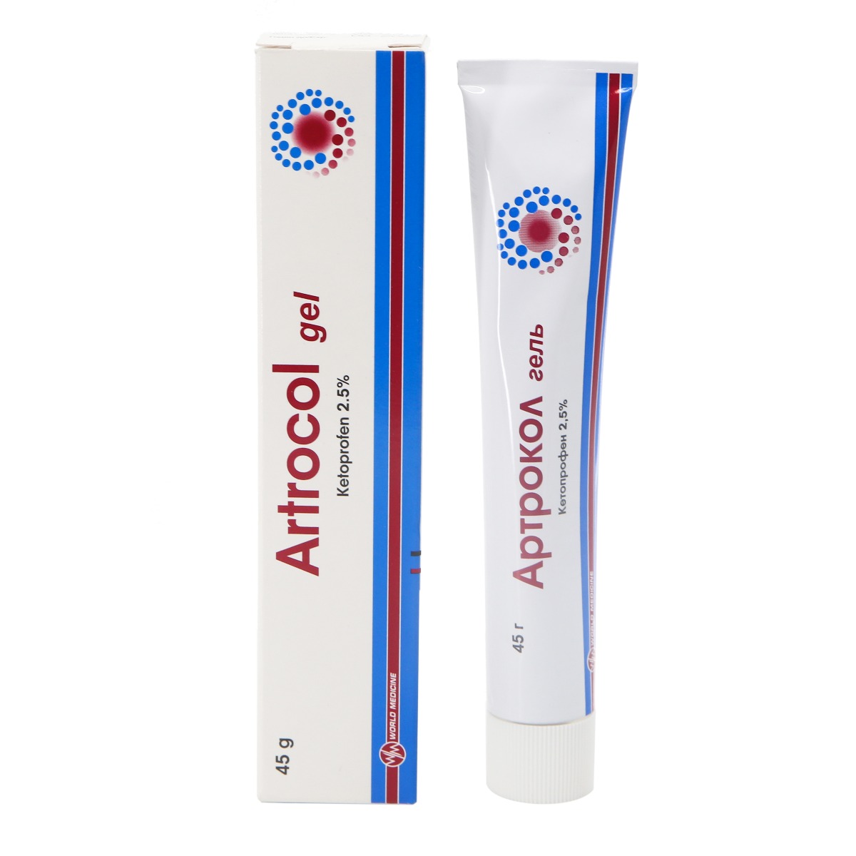 ართროკოლი 2.5% 45 გრამიანი გელი 2