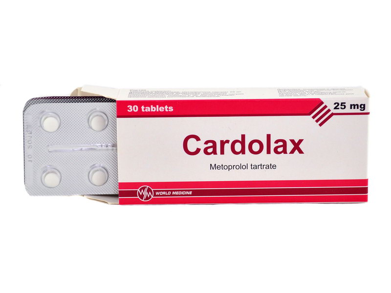 Cardolax - კარდოლაქსი 25მგ 30 ტაბლეტი