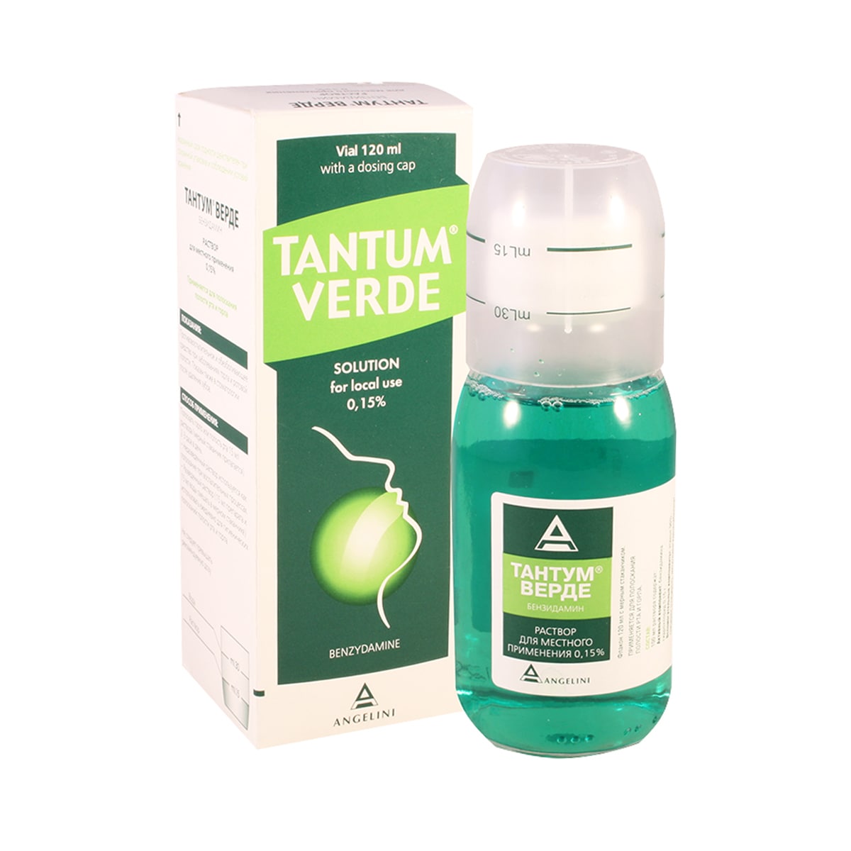 Tantum verde - ტანტუმ ვერდე 120მლ. სითხე
