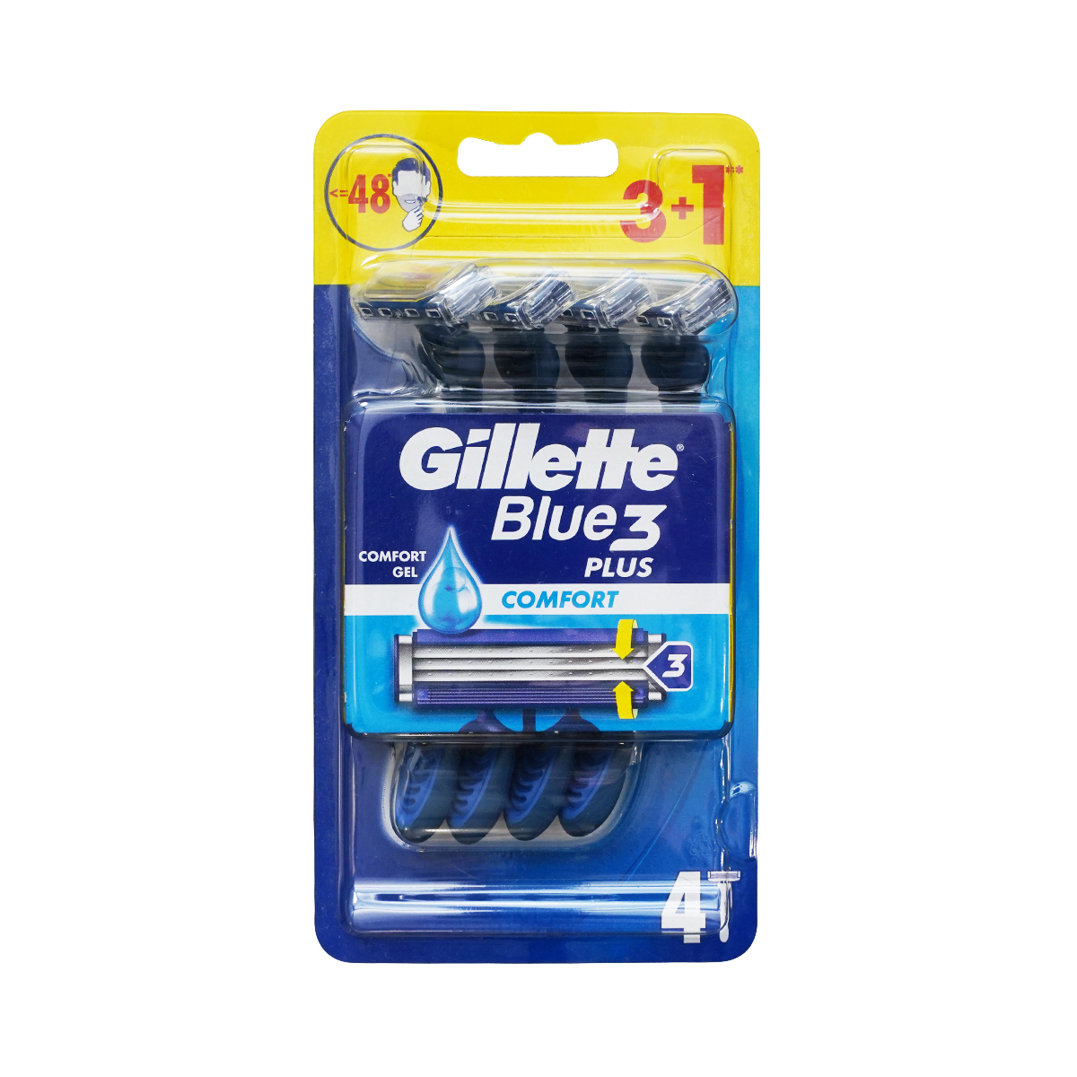 ერთჯერადი საპარსი ბლუ3 4 ცალი 9787 ჯილეტი - Gillette