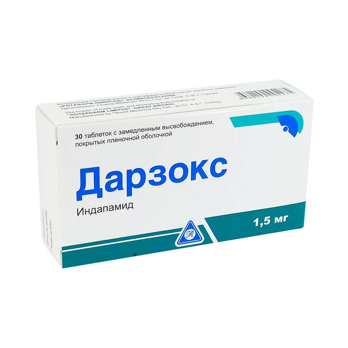 Darzox - დარზოქსი 1.5მგ 30 ტაბლეტი