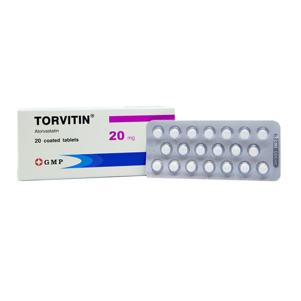 Torvitin - ტორვიტინი 20მგ 20 ტაბლეტი