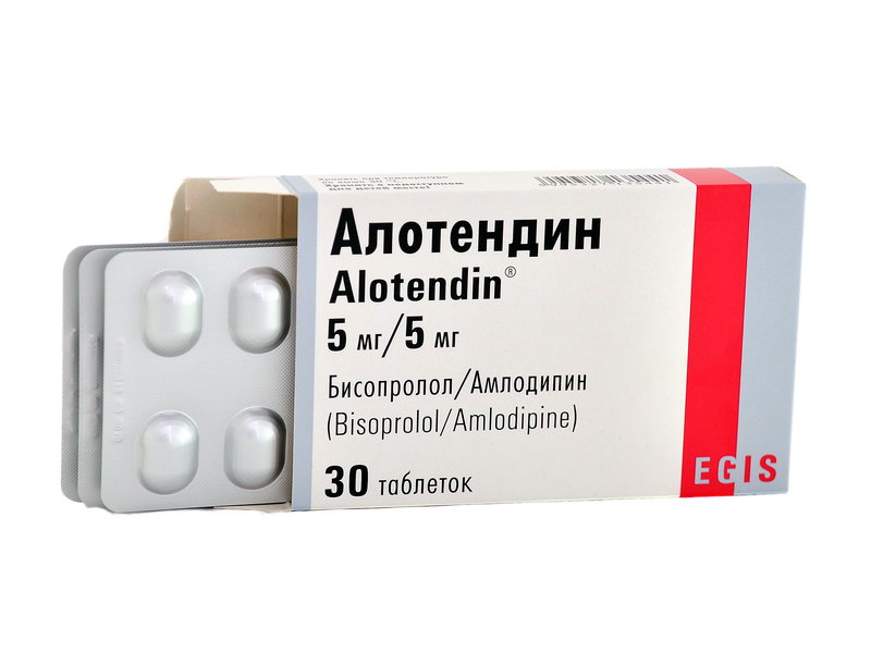 ALOTENDIN - ალოტენდინი 5მგ/5მგ 30 ტაბლეტი
