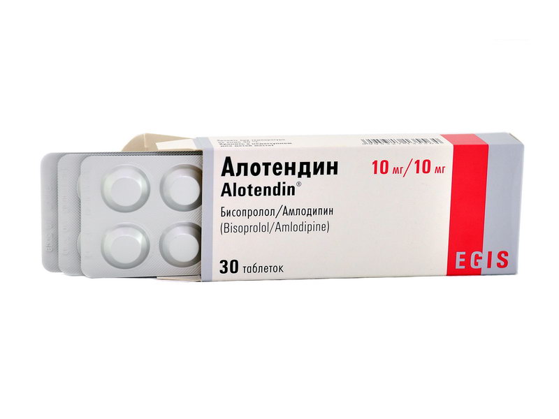 ALOTENDIN - ალოტენდინი 10მგ/10მგ 30 ტაბლეტი