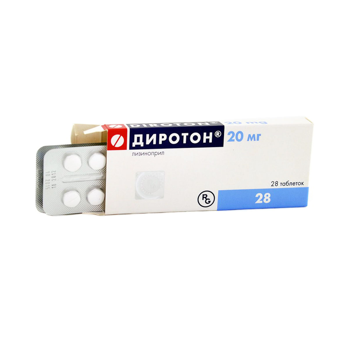 Diroton - დიროტონი 20მგ. 28ტაბლეტი