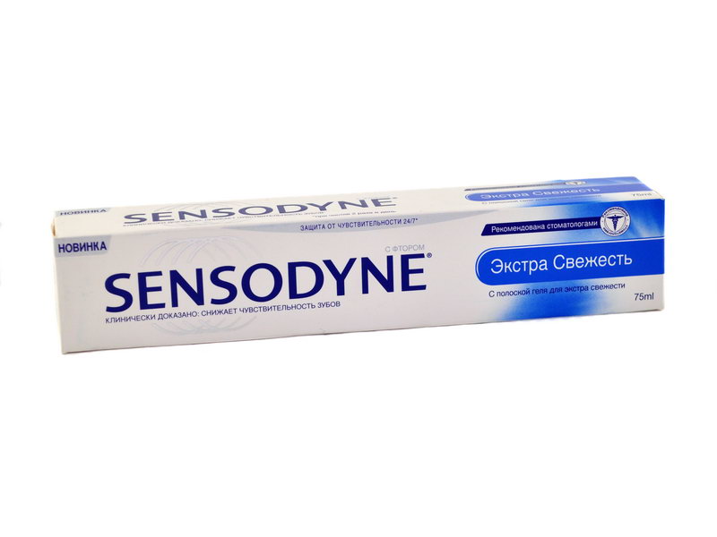 Sensodyne - სენსოდინი კბილის პასტა ექსტრა ფრეშ 75 მლ