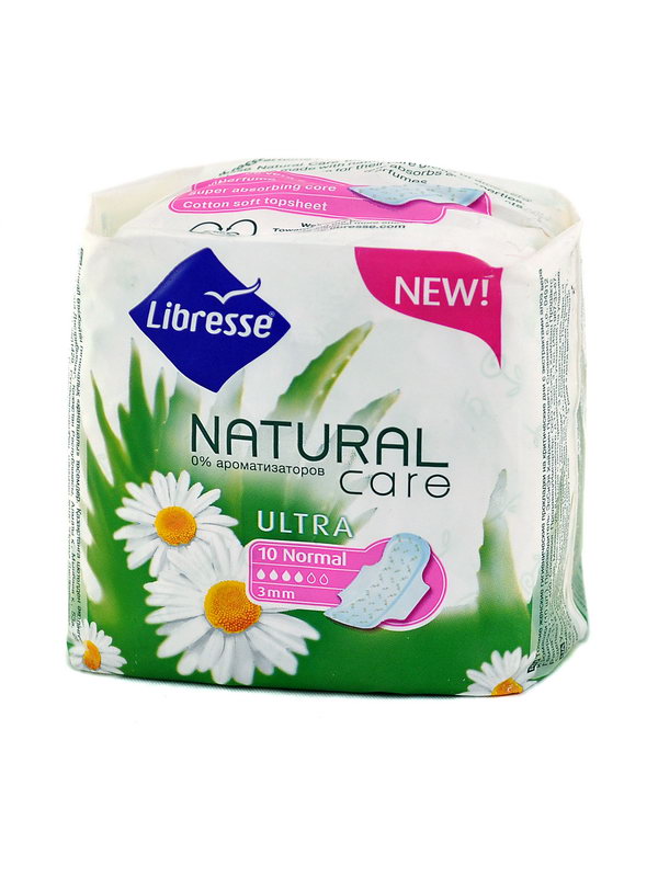 Libresse - ლიბრესი Natural Care - ულტრა ნორმალი 10 ცალი 3300