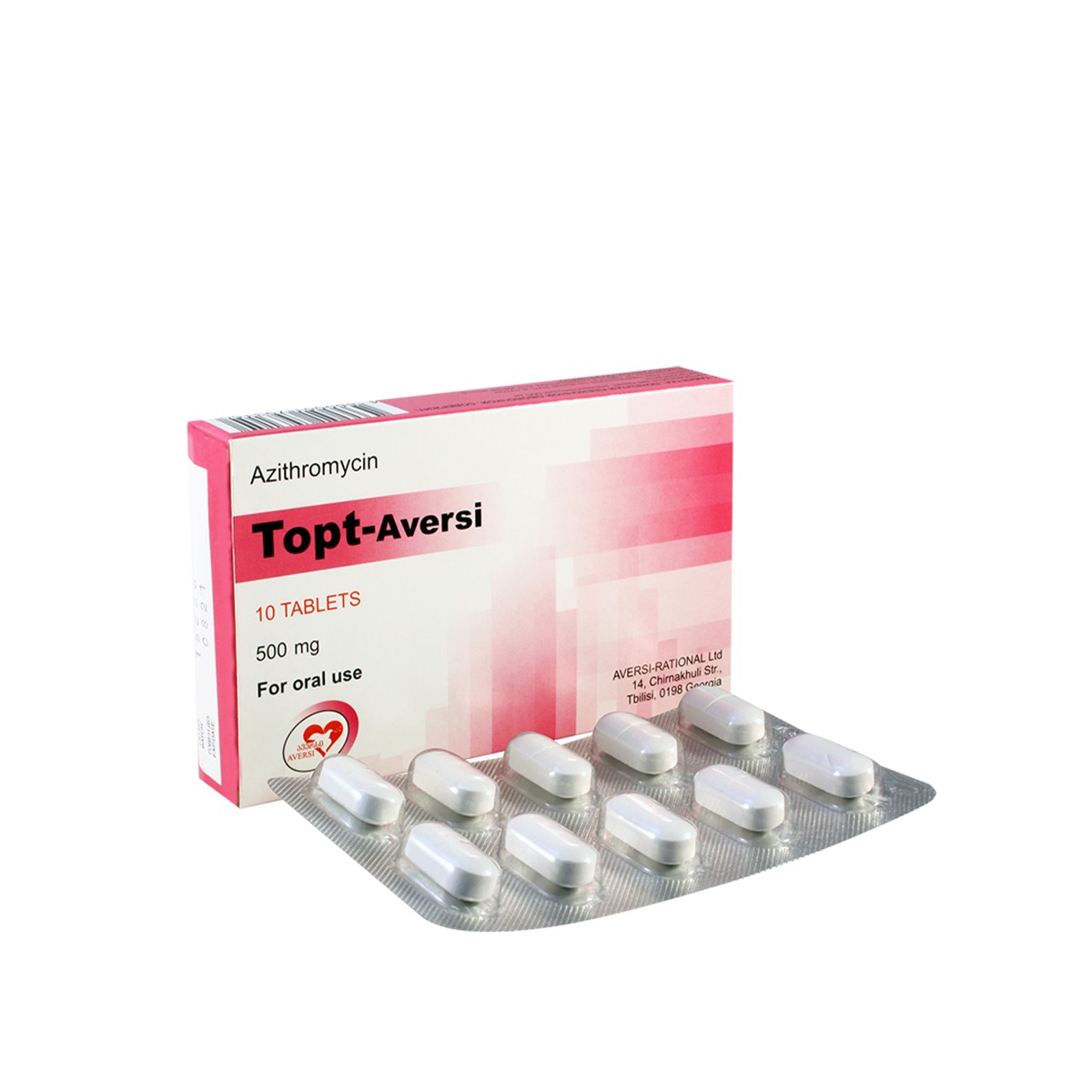 ტოპტი 500მგ 10 ტაბლეტი