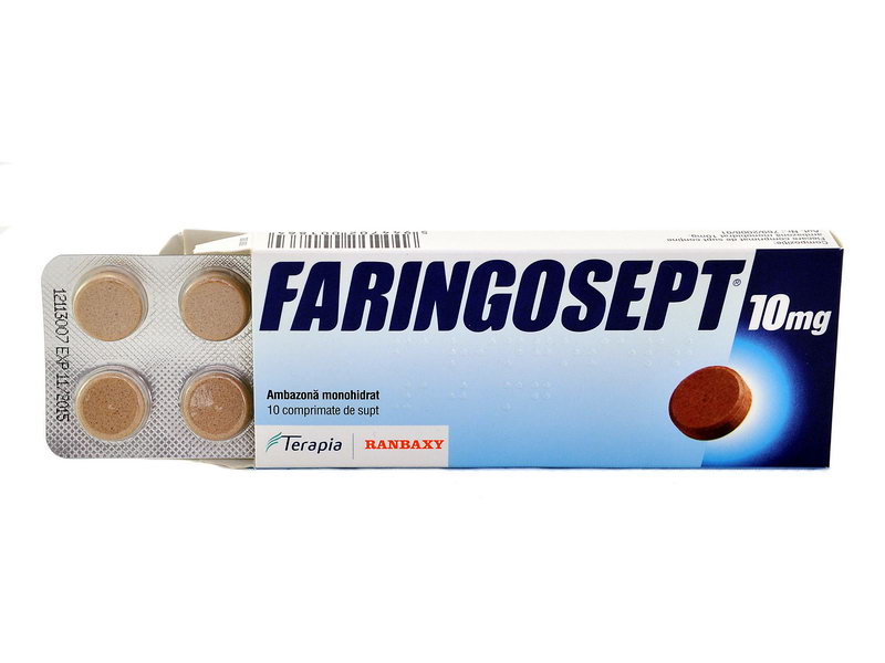 ფარინგოსეპტი საწუწნი 10 ტაბლეტი