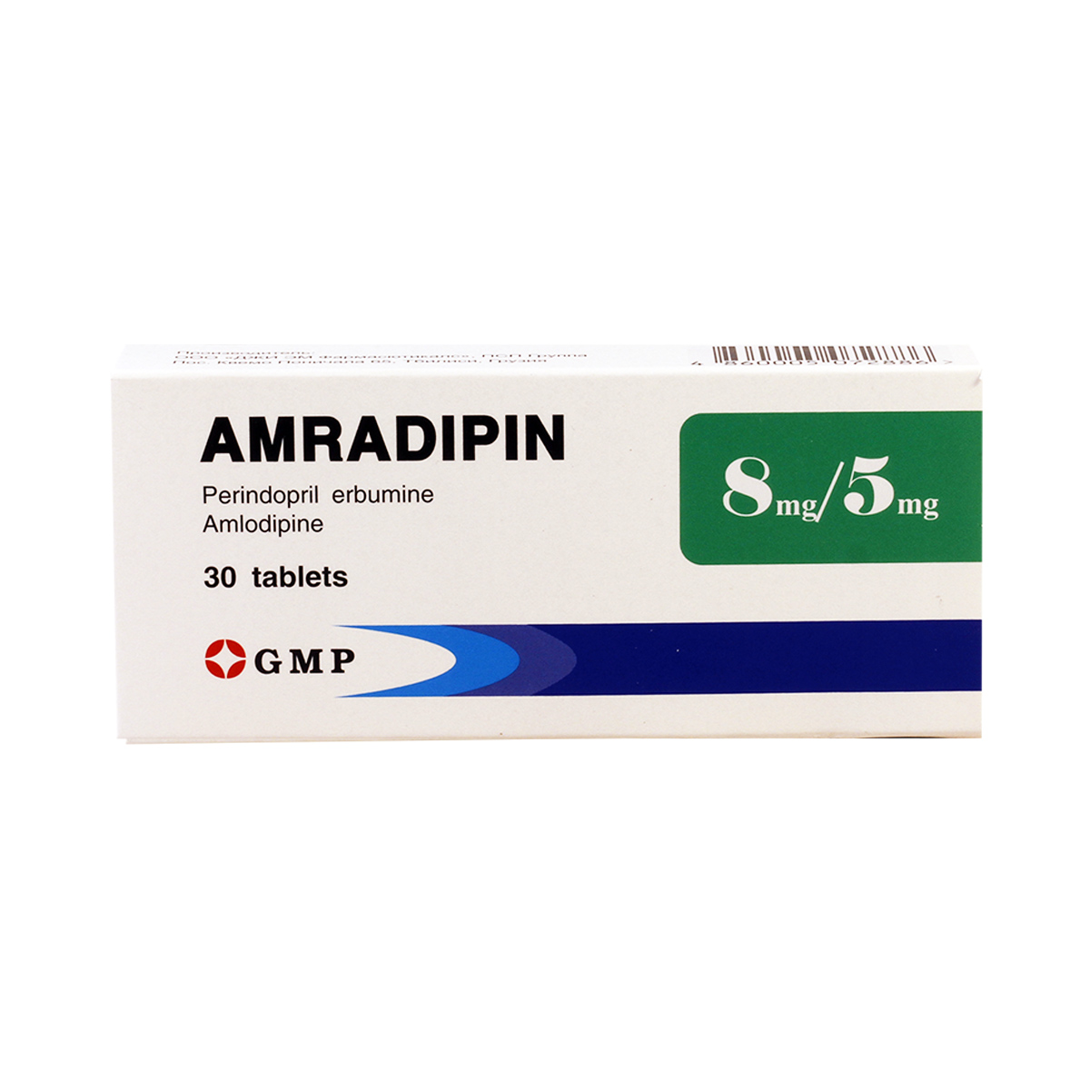 Amradipin - ამრადიპინი 8მგ/5მგ 30 ტაბლეტი