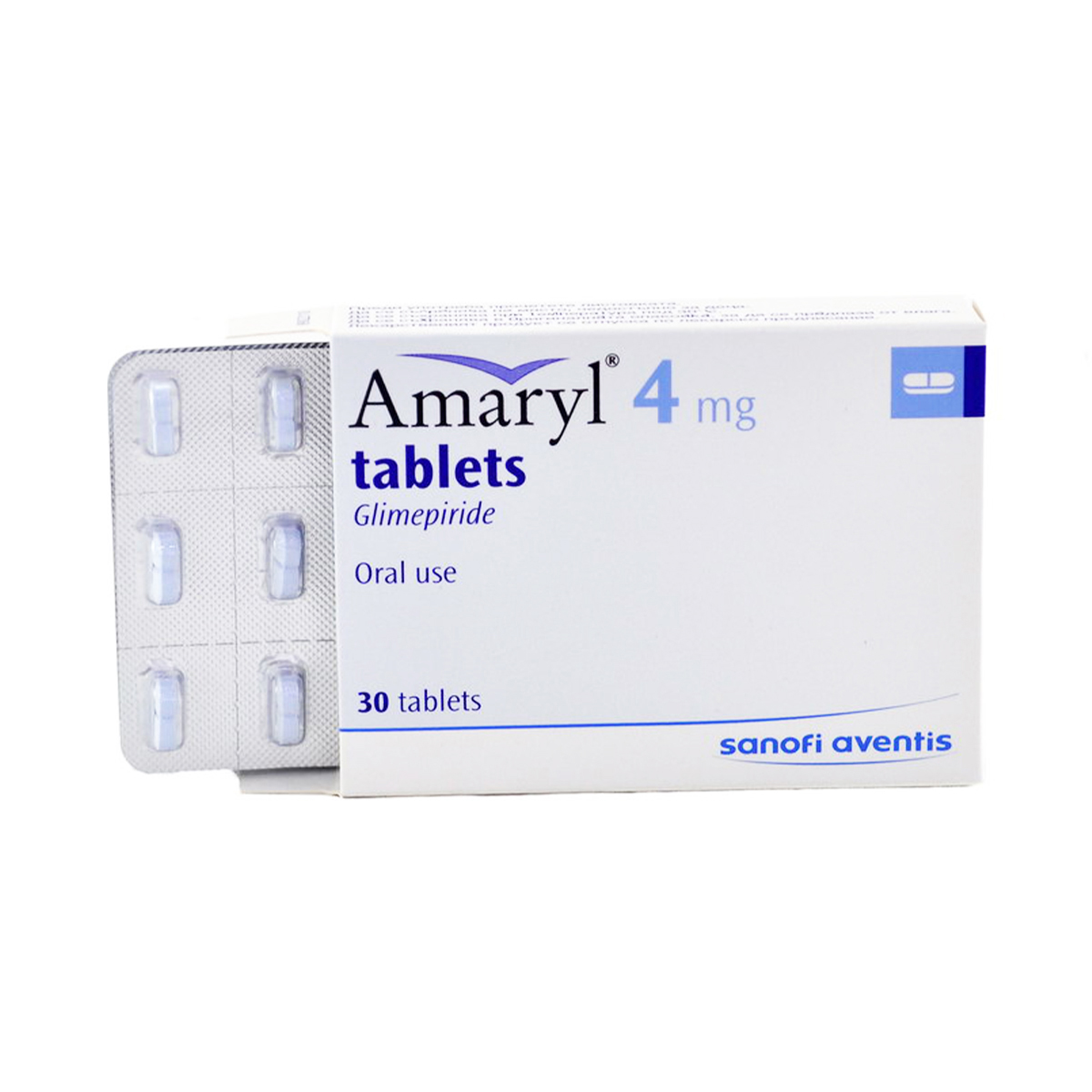 Amaryl - ამარილი 4 მგ. 30 ტაბლეტი