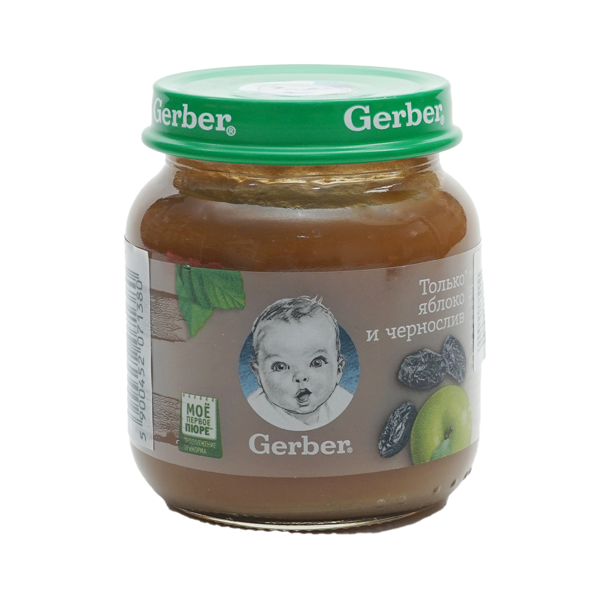 Gerber - გერბერი პიურე ვაშლი-შავი ქლიავი 130 გრ 1380