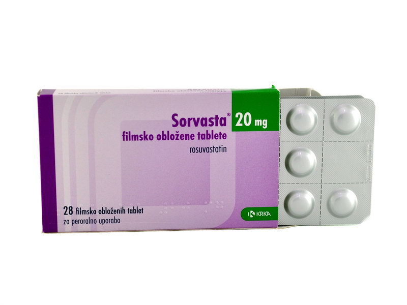 სორვასტა 20მგ 28 ტაბლეტი