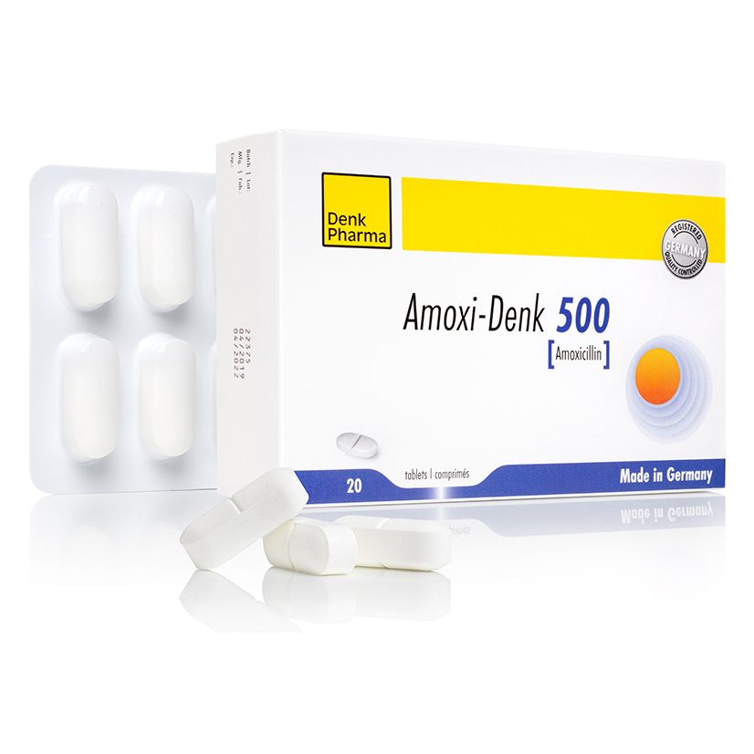 Amoxi-denk - ამოქსი-დენკი 500მგ 20 ტაბლეტი