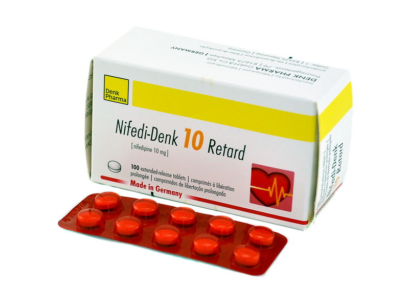 ნიფედი-დენკი რეტარდირებული 10მგ 100 ტაბლეტი