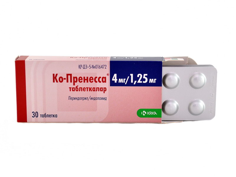კო-პრენესა 4მგ/1.25მგ 30 ტაბლეტი