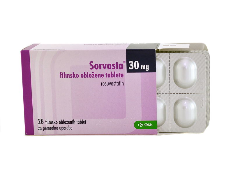 სორვასტა 30მგ 28 ტაბლეტი