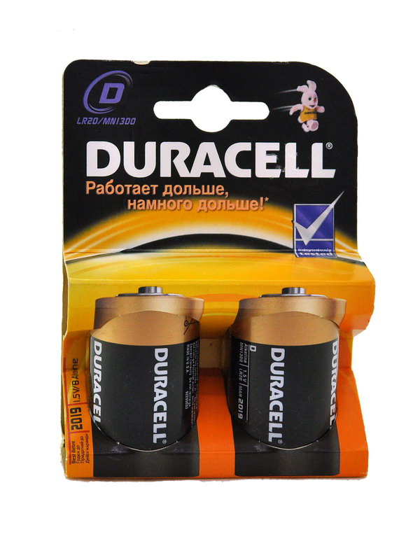 Duracell - დურასელი ელემენტი D K2