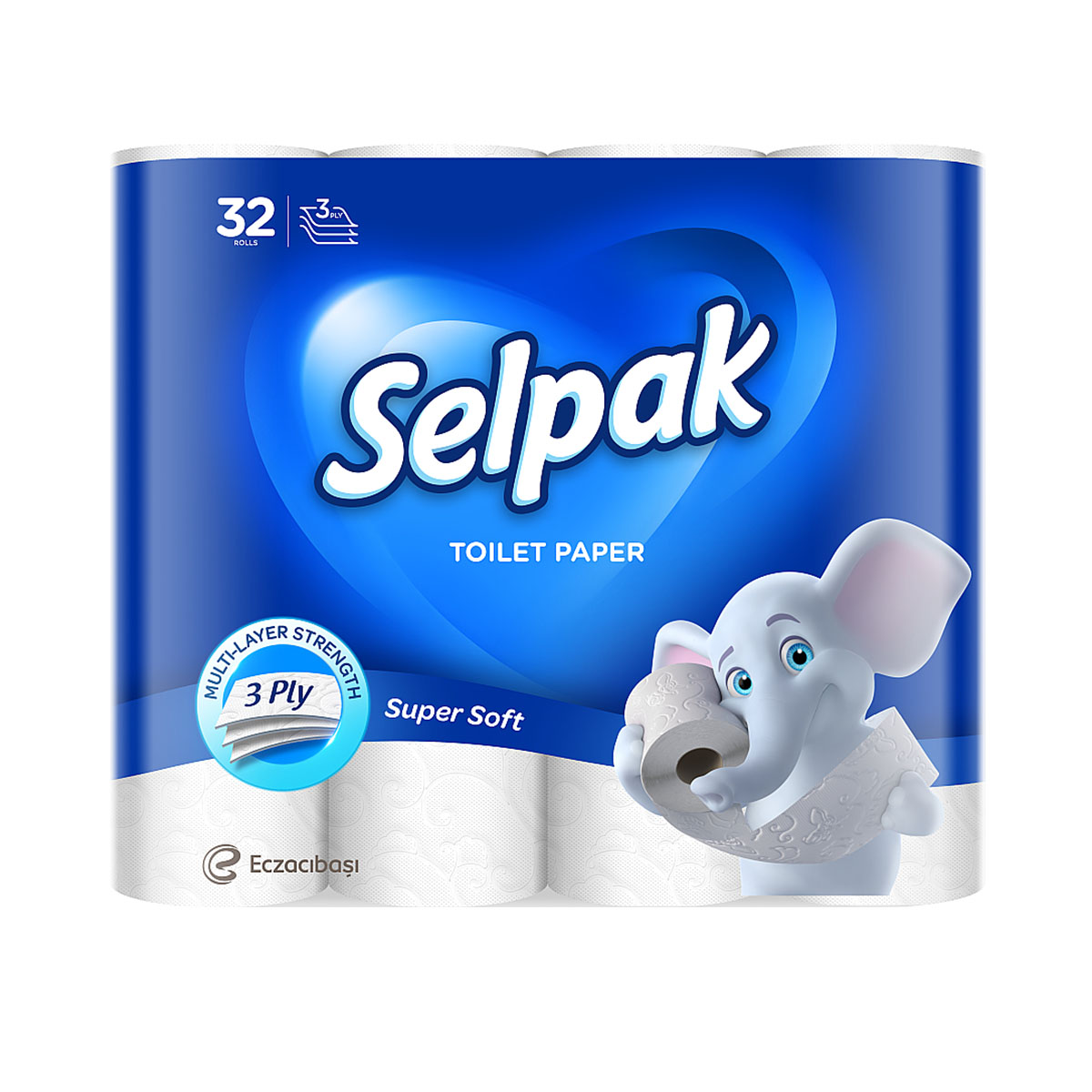 Selpak - სელპაკი ტუალეტის ქაღალდი ულტრა კომფორტი თეთრი 4463