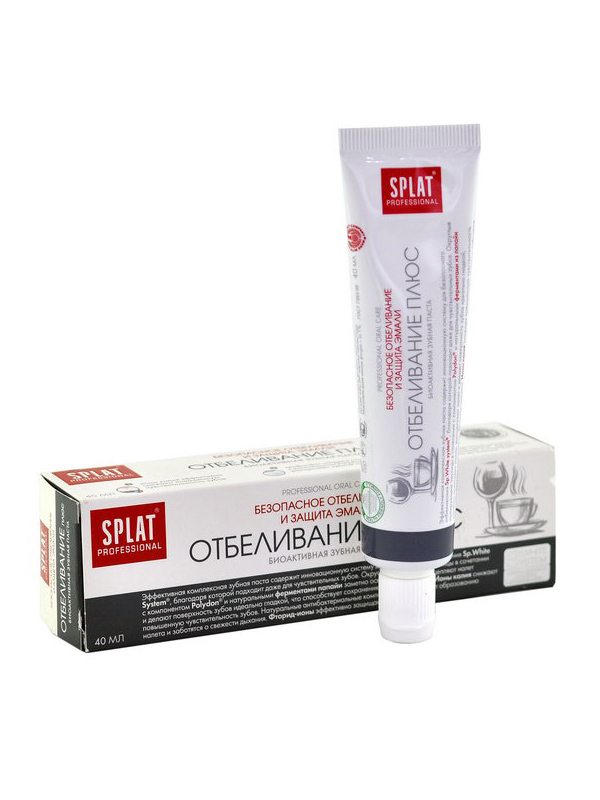 სპლატი პროფესიონალი - კბილის პასტა - გათეთრება პლიუსი - 40გ