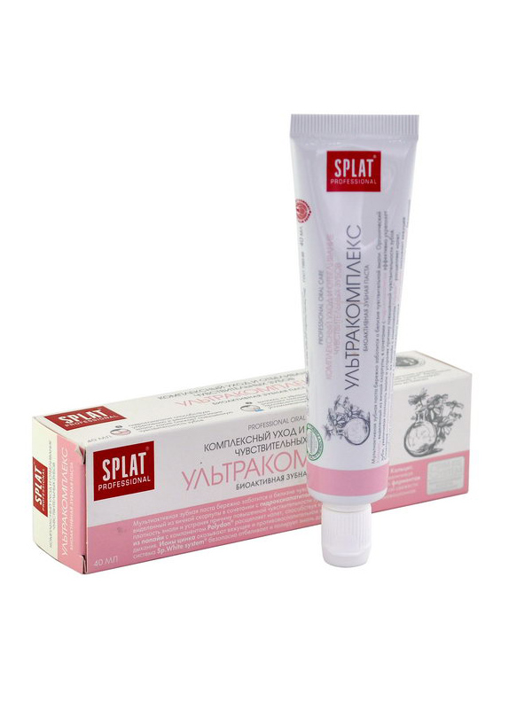 Splat - სპლატი პროფესიონალი კბილის პასტა ულტრა კომპლექსი 40 გ 4796