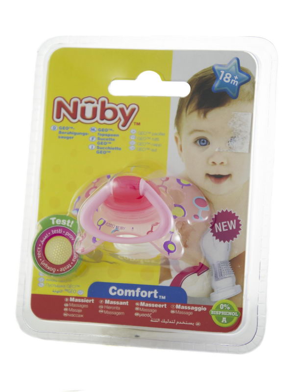 Nuby - ნუბი მატყუარა ორთოდონტული 18+ თვე 8589