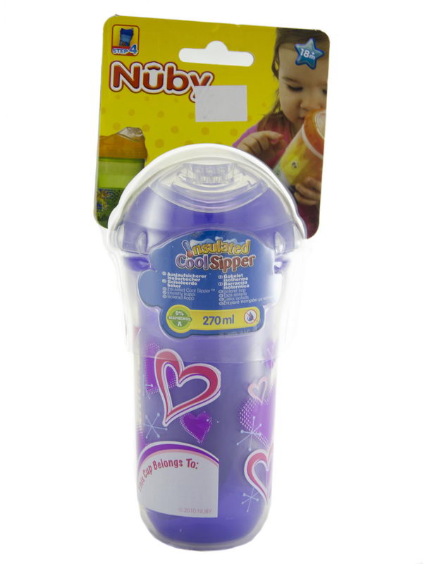 Nuby - ნუბი ჭიქა ნახატით 270მლ. 0036