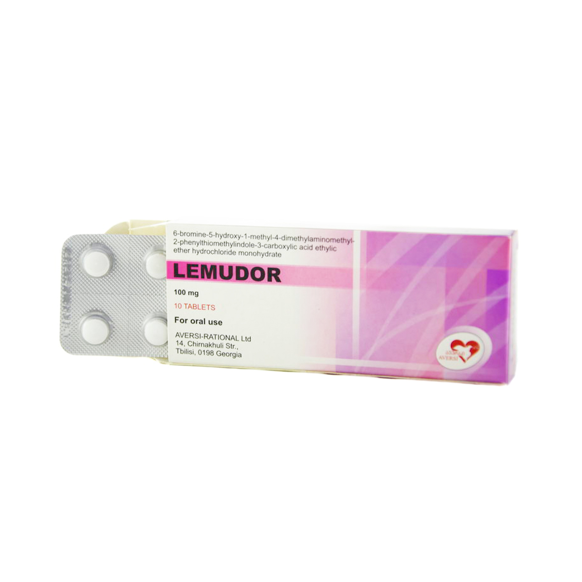 Lemudor - ლემუდორი 100მგ. 10 ტაბლეტი