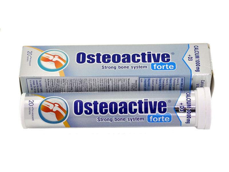 ოსტეოაქტივი ფორტე Ca+D3 20 ტაბლეტი