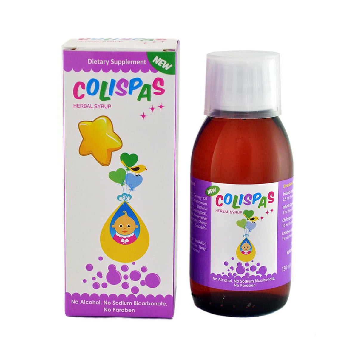 Colispas - კოლისპასი სიროფი 150მლ