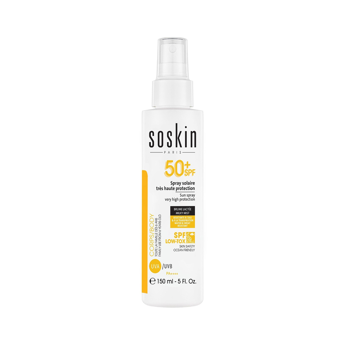Soskin - სოსკინი მზისგან დამცავი სპრეი SPF50+ 1147
