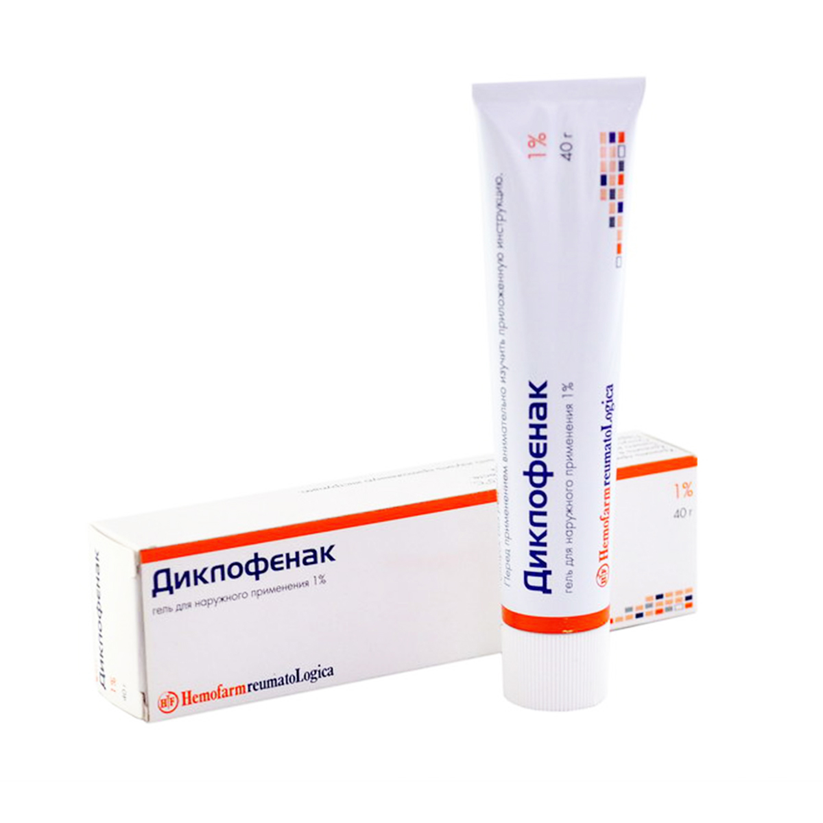 Diclofenac - დიკლოფენაკი გელი 1% 40გ