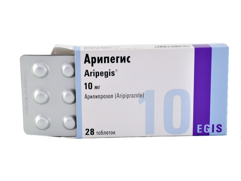 Aripegis - არიპეგისი 10 მგ. 28 ტაბლეტი